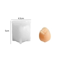 Silicone rose candle mold 4.5x5cm with pink flower sample for DIY resin crafts - Tulip Bud - Small