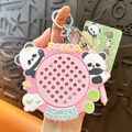 Tragbarer süßer rosa Panda Magnet-Zeichenbrett-Schlüsselanhänger zum Stressabbau - Panda Magnetisches Zeichenbrett / Rosa