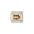 Maillon de bracelet italien en acier inoxydable avec texte Special Lady et motif fleur - Style Texte Special Lady (Y115)