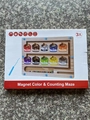 Wooden magnetic color and counting maze puzzle toy for kids aged three plus in box - Large Magnetic Paint Bucket Maze