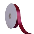 2cm wine red satin ribbon roll for gift wrapping and birthday cake decoration - Fuschia