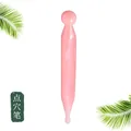 Pink resin acupuncture massage pen for facial lifting and meridian trigger point therapy - Acupuncture Pen / Pink