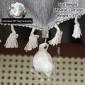 Poids de nappe vintage en forme d'oiseau en fonte blanc vieilli pour pique-nique - Style Oiseau Blanc Antique / 1 Pièce