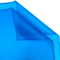 Translucent matte blue floral wrapping paper with frosted texture and waterproof finish - Magic Border - Royal Blue