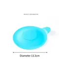 Copertura per scarico in silicone azzurro da 13,3cm con maniglia per lavello e bagno - Scarico Blu Anti-odore
