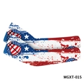 Breathable cooling arm sleeves with US flag and basketball print for sun protection - S (4-7 Years) / Basketball US Flag Elements(MGXT-015)