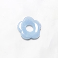 Umweltfreundlicher hellblauer Acryl-Blütenanhänger für DIY-Schmuck und Halsketten - Hellblau