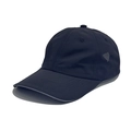 Navy blue quick-dry nylon baseball cap with star-pattern laser laser-cut side vents - M(56-58cm) / Navy Blue