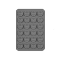 Minimalist dark grey 24-cell silicone suction cup pad for non-slip mobile phone holder - Standard Style (24-Suction Cup) / Dark Gray