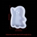 Stampo in silicone a forma di fantasma per candele con misure e dimensioni - Fantasma (LZ#76)