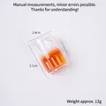 Mini chopine de bière pendentif avec faux jus d'orange et mousse blanche de 3,7 cm - Cocktail Orange - Style Sans Fermoir