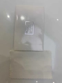 Polishing cloth for silver jewelry in cream white color with individual sample packaging - Microfiber Silver Polishing Cloth