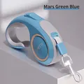 KIMPETS automatic retractable dog leash 3m in Mars Green Blue with soft grip handle - 3 Meters / Mars Green