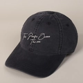 Dettaglio del ricamo Pacific Ocean di alta qualità su un cappellino da baseball grigio scuro - M (56-58cm) / Grigio