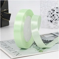 1.5cm mint green satin ribbon roll for gift wrapping and wedding decoration - Light Green