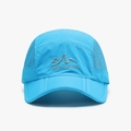 Gorra deportiva transpirable azul brillante con bordado para el sol y aire libre - Ajustable / Azul Lago