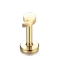 Komma-Stil / 1.2x6mm / Gold