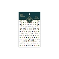 Stickers nail art gaufrés colorés Pro TENSOR TS-1549 avec motifs de fleurs en relief - Style Hui Bi Sheng Hua(TS-1549-挥笔生花-新浮雕)