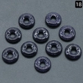 Blue goldstone donut pendant set with 10 pieces of star pattern healing crystal stone - 18mm Blue Sandstone (Single)