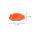 Realistic 6.5cm fried chicken wing keychain model with detailed crispy texture and gloss - Mid Wing - Model Style