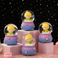 Set of four Little Prince crystal balls with starry purple bases and LED night lights - Starry Boy (NO.19繁星男孩) / 45# Light + Snow (Random One)