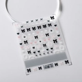 Pegatinas 3D para uñas con perlas y lazos con patrones de corazón y rejilla vintage - Estilo de Lazo de Perla (TS-2404)