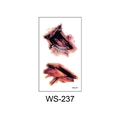 Tatuaje temporal de Halloween WS-237 con cicatrices sangrientas realistas y heridas - Cicatrices Grandes (WS237)