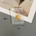 Verdickte EVA Schmuck Aufbewahrungstasche für Ohrringe, 10x7cm Größe - 7 X 10 Cm Reißverschluss Mit Mattierter Oberfläche 50 Mikron