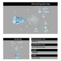 Christmas snowman window sticker with blue scarf and white snowflakes, 40x60cm size - Blue Scarf Snowman Mix (40*60cm)