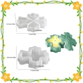 Easter cross silicone mold for resin storage box with clover pattern lid detail - Silicone Mold / Cross Storage Box