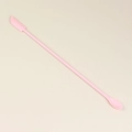 Pink double-headed silicone mini scraper and spoon set for cosmetic and jam jars - Large Pink