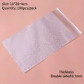 Frosted self-adhesive cookie bag with white polka dots, 18x28cm size, 100 pieces - Frosted White Polka Dot 18*28+4cm (100pcs/Pack)