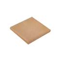Pila di carta marrone antigrasso per sandwich con trama effetto venatura del legno - 50 fogli/confezione / Marrone Tinta Unita (15*15cm)