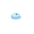 Base rotonda azzurra in plastica per espositore a pellicola sospesa 3D trasparente - Base rotonda / Azzurro
