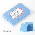 Salviette per unghie blu 5x5cm senza pelucchi per pulire la colla per ciglia - 5x5cm/300 Pz / Blu