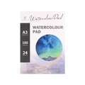 Blocco professionale per acquerello A3 con 24 fogli di carta da 180g senza acidi per pittura - Blocco acquerello A3 / 180g/24 Fogli