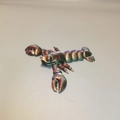 3D printed lobster ornament with metallic color-changing finish in green and purple tones - Lobster / Red Yellow Blue Gradient