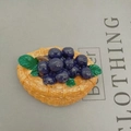 3D realistic blueberry basket fridge magnet made of resin for kitchen decoration - Blueberry Basket