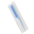 Light blue professional styling tail comb in modern hanging card packaging - Blue