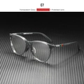 Polarized photochromic sunglasses in transparent grey frame with red and green stripes - Transparent Gray / Photochromic Polarized Lens