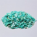 Polished natural turquoise crystal chips for aromatherapy and degaussing - Amazonite / 5-7mm 100g