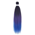Extension de cheveux Easy Braids de 26 pouces dégradé violet foncé vers bleu vif - Ombré Violet vers Bleu (FR-35)