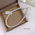 14mm Single Strand Pearl Necklace
