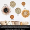 6-piece woven wall decor set featuring sun flower designs and natural grass fibers - Bestselling H Combo (6-Piece Set)