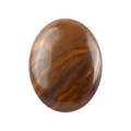 Polished oval tiger eye palm stone for massage and spa energy treatment - Flower Red Jasper-45*35*15mm