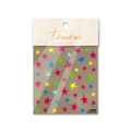 Colorful star nail art stickers with multi-colored pentagram patterns and ultra-thin film - Colorful Meteor Stars (to2493)