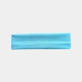 Light blue high-elasticity yoga headband in premium breathable knitted fabric - Sky Blue