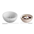 Silicone resin mold for DIY round storage bowl with clear product size measurements - Small Round Storage Bowl