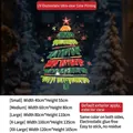 Christmas tree window decal in various sizes from 40cm to 120cm for holiday decor - Static Cling No Glue / Small (40*55CM)