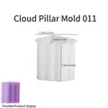Moule en silicone en forme de nuage pour bougies DIY et résine avec dimensions - Colonne de Nuage